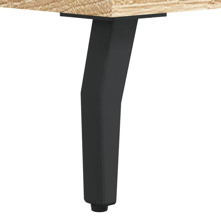 Buffet haut Chêne sonoma 69,5x34x180 cm Bois d'ingénierie - 10