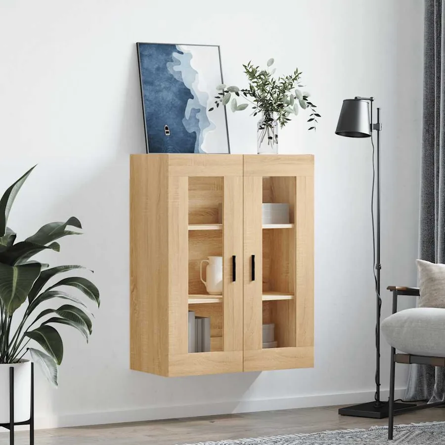 Armoire murale chêne sonoma 69,5x34x90 cm - 3