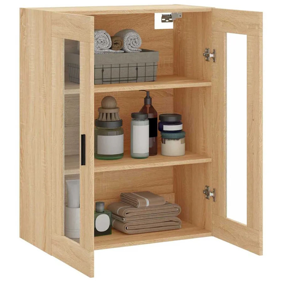 Armoire murale chêne sonoma 69,5x34x90 cm - 5