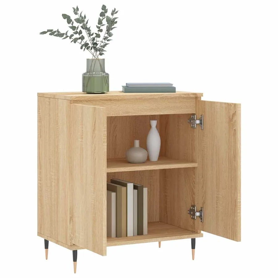 Buffet Chêne sonoma 60x35x70 cm Bois d'ingénierie - 4