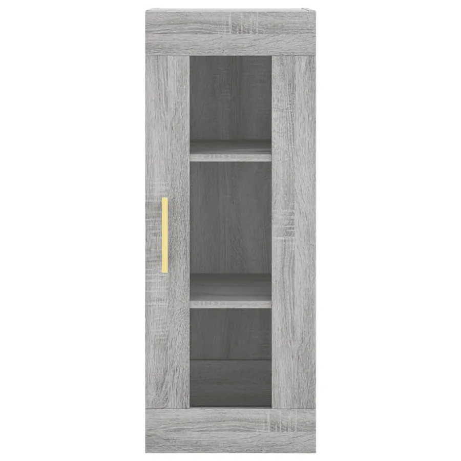 Buffet haut Sonoma gris 34,5x34x180 cm Bois d'ingénierie - 6