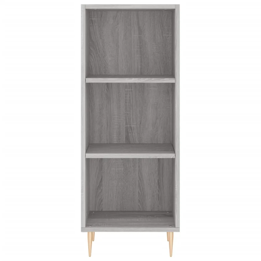 Buffet haut Sonoma gris 34,5x34x180 cm Bois d'ingénierie - 8