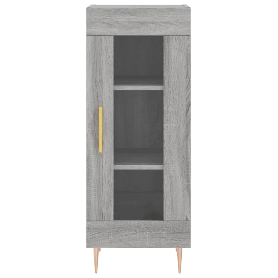Buffet haut Sonoma gris 34,5x34x180 cm Bois d'ingénierie - 8