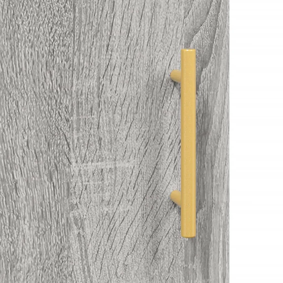 Armoire murale sonoma gris 34,5x34x90 cm - 12