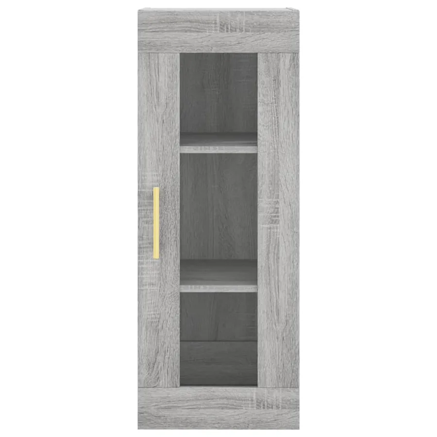 Armoire murale sonoma gris 34,5x34x90 cm - 6