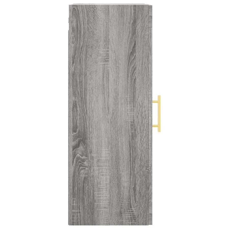 Armoire murale sonoma gris 34,5x34x90 cm - 8