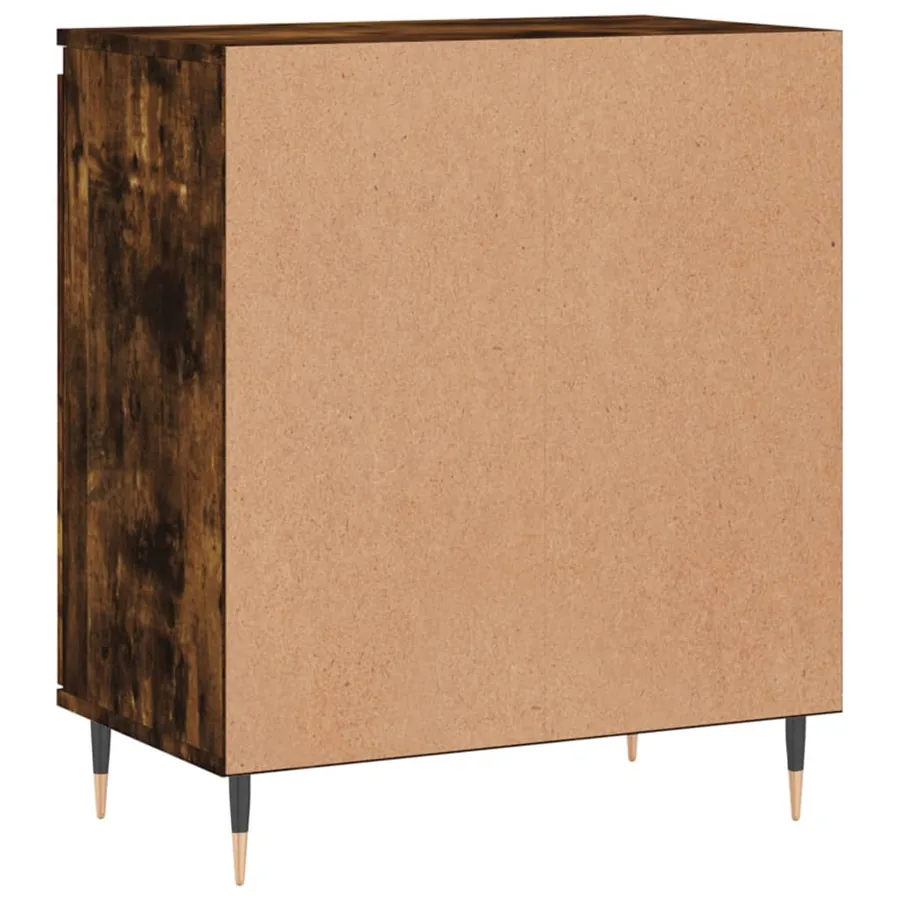 Buffet Chêne fumé 60x35x70 cm Bois d'ingénierie - 8