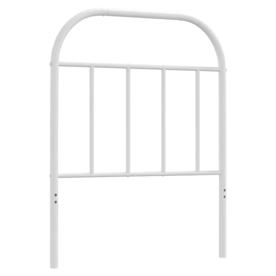 Tête de lit de remplacement métal blanc 75 cm - 2
