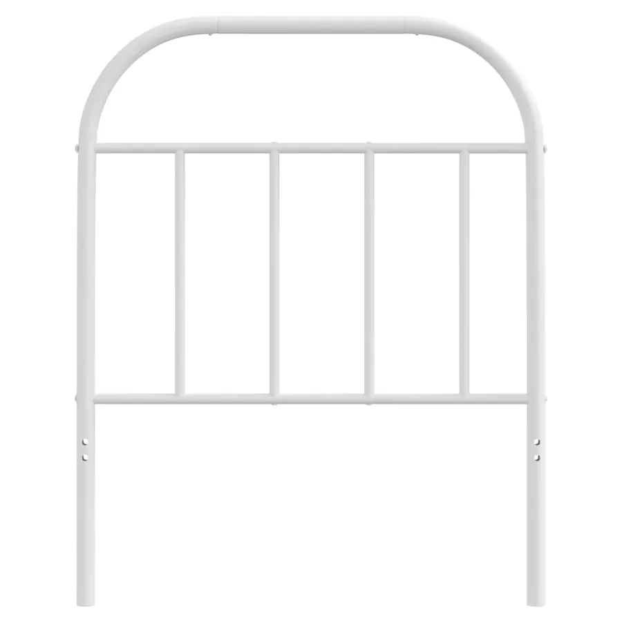 Tête de lit de remplacement métal blanc 75 cm - 4