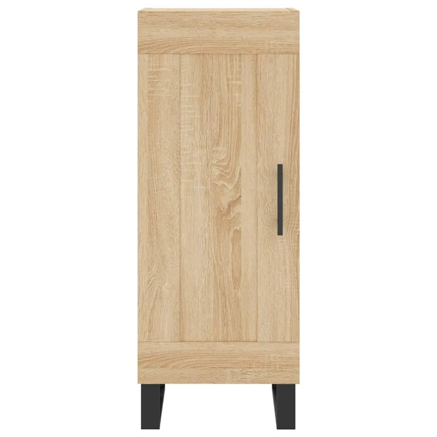 Buffet haut Chêne sonoma 34,5x34x180 cm Bois d'ingénierie - 6