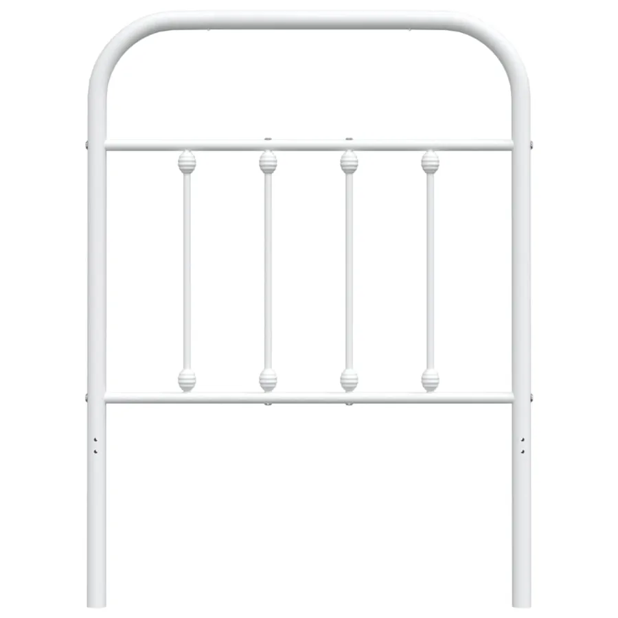 Tête de lit de remplacement métal blanc 75 cm - 4