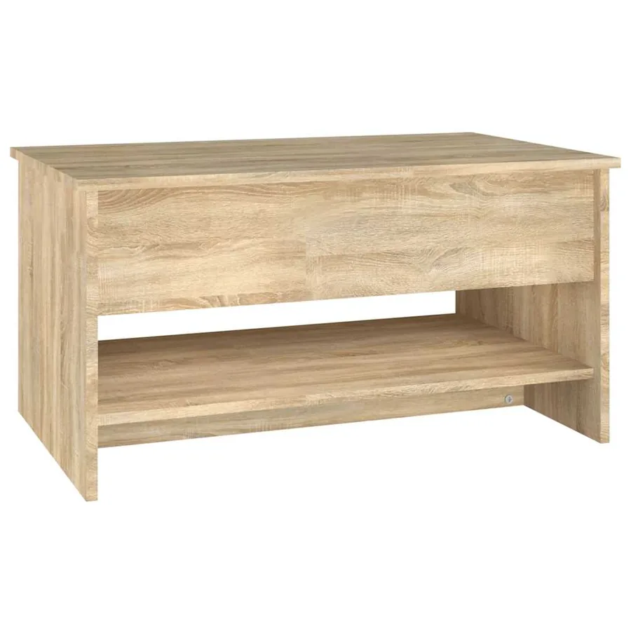 Table basse Chêne sonoma 80x50x40 cm Bois d'ingénierie - 5