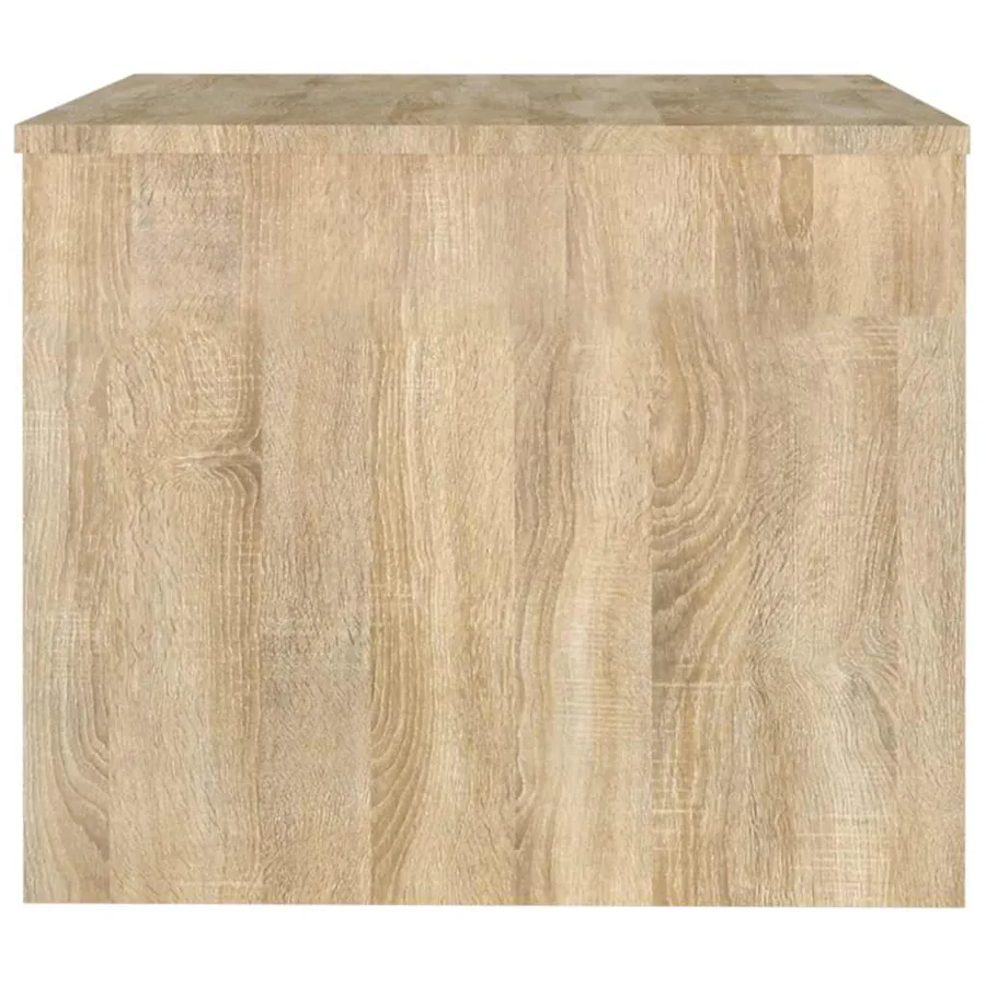 Table basse Chêne sonoma 80x50x40 cm Bois d'ingénierie - 7