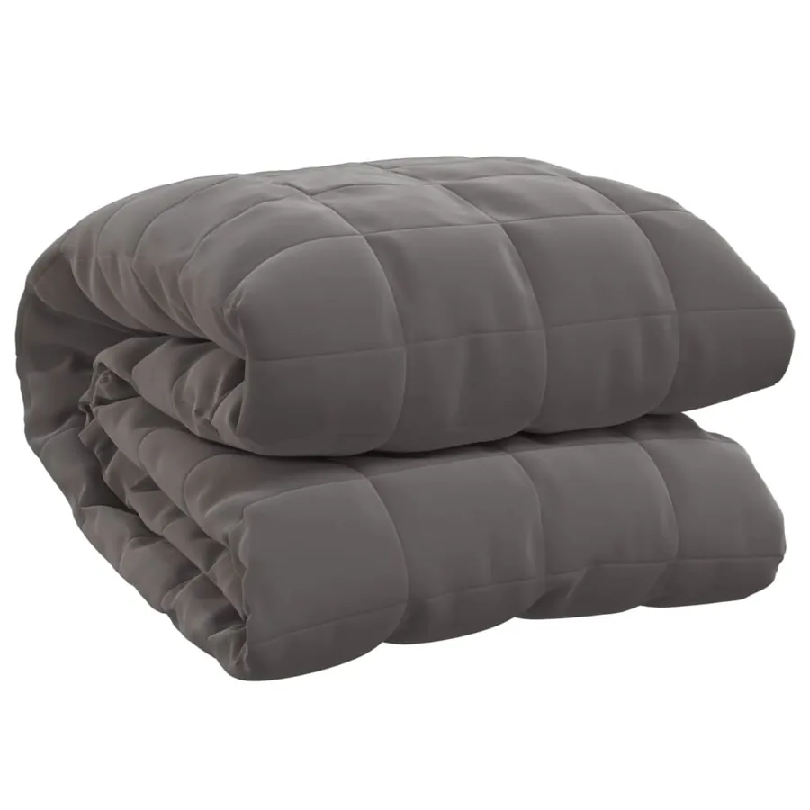 Couverture lestée Gris 200x230 cm 13 kg Tissu - 2