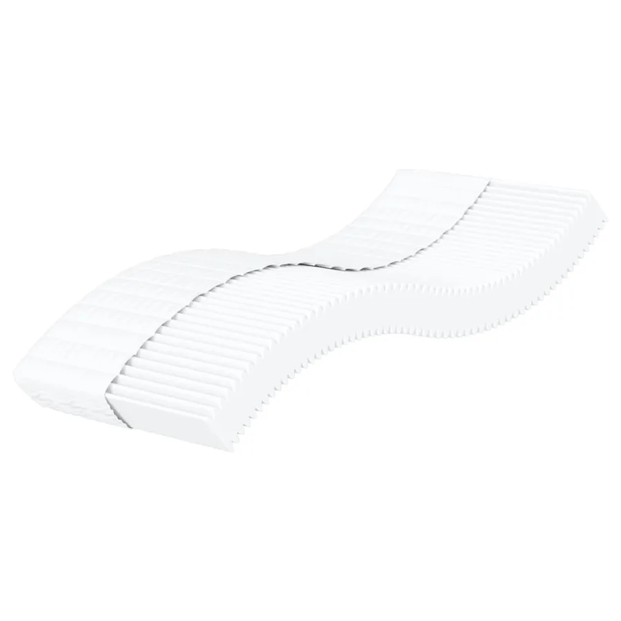 Matelas en mousse blanc 90x190 cm dureté H2 H3