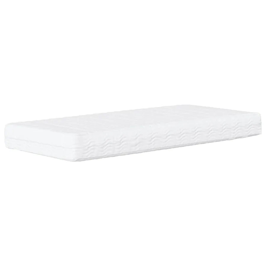 Matelas en mousse blanc 90x190 cm dureté H2 H3 - 3