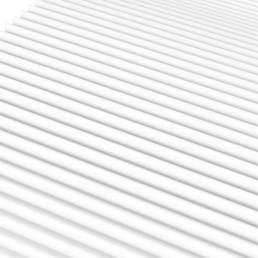 Matelas en mousse blanc 140x200 cm dureté H2 H3 - 6