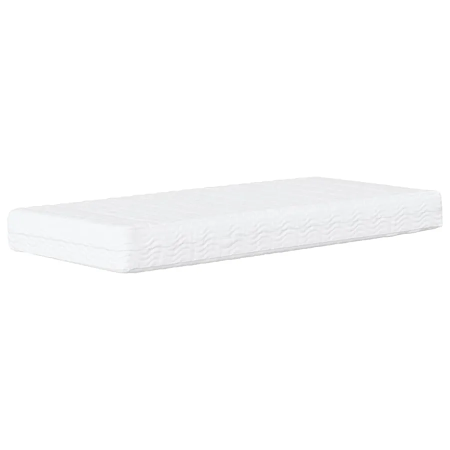 Lit de jour avec matelas noir 90x190 cm velours - 5