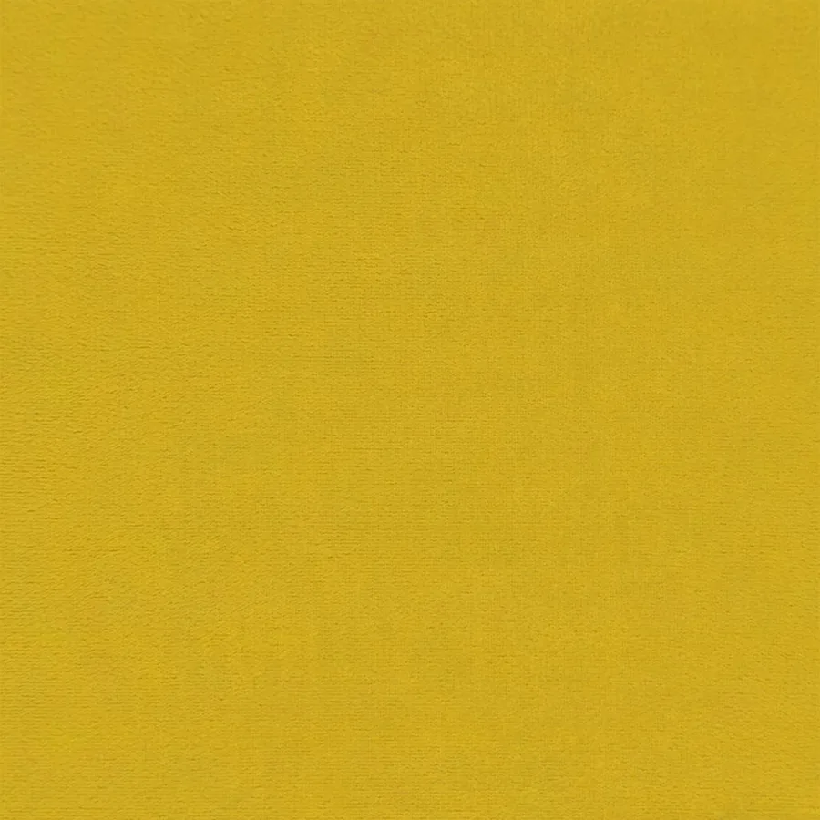 Lit de jour avec matelas jaune 90x200 cm velours - 11