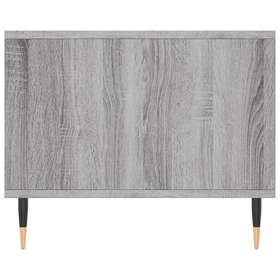 Table basse sonoma gris 90x50x40 cm bois d'ingénierie - 7