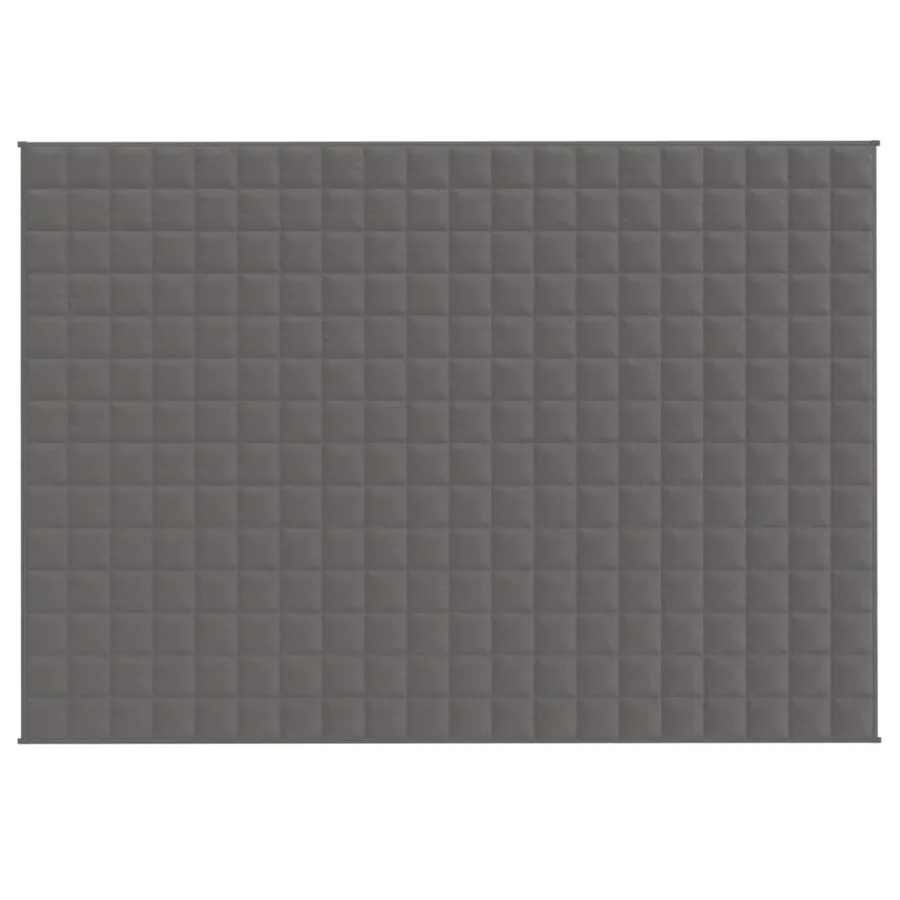 Couverture lestée Gris 137x200 cm 10 kg Tissu - 3
