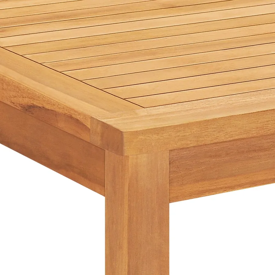 Ensemble à manger de jardin 5pcs Bois de teck massif - 10