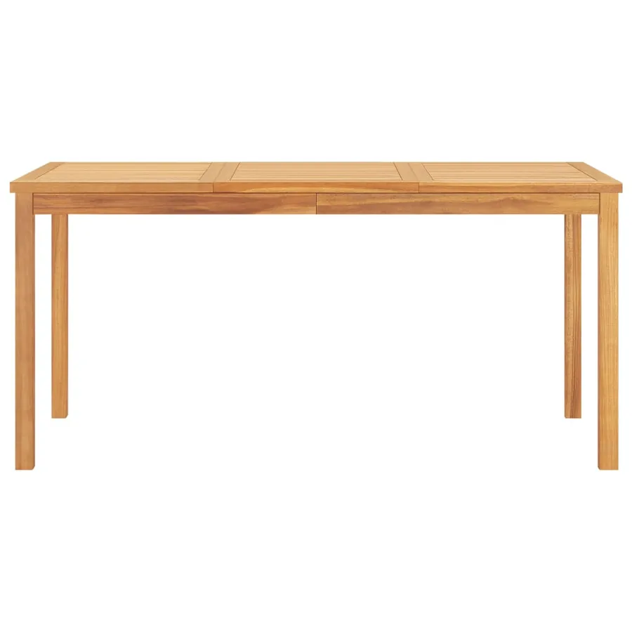 Ensemble à manger de jardin 5pcs Bois de teck massif - 9