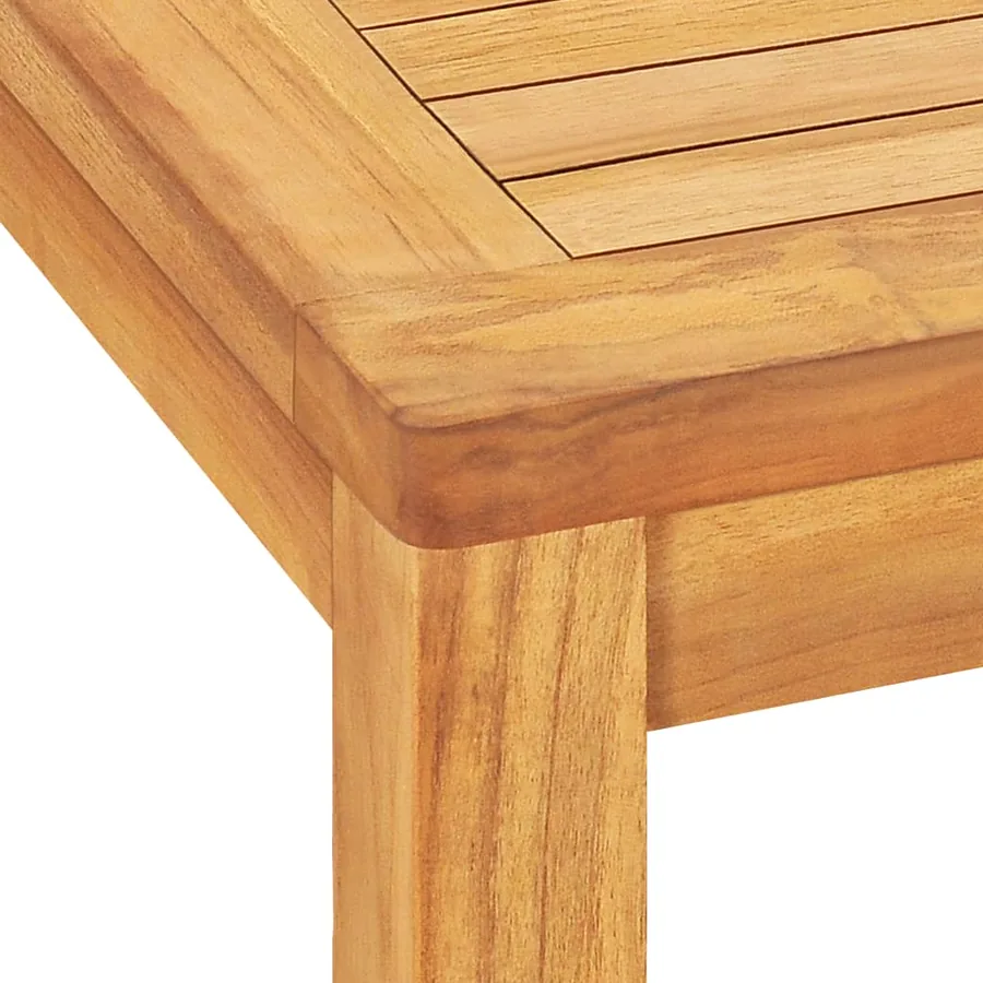 Ensemble à manger de jardin 5pcs Bois de teck massif - 10