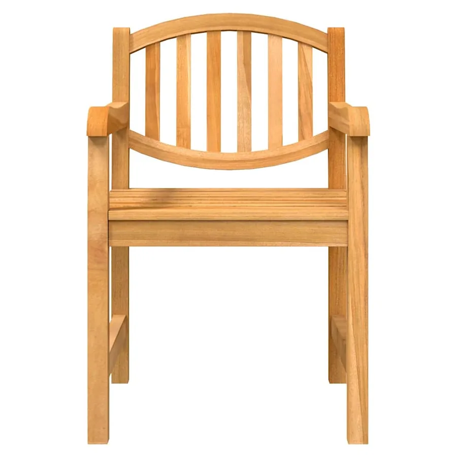 Ensemble à manger de jardin 5pcs Bois de teck massif - 5