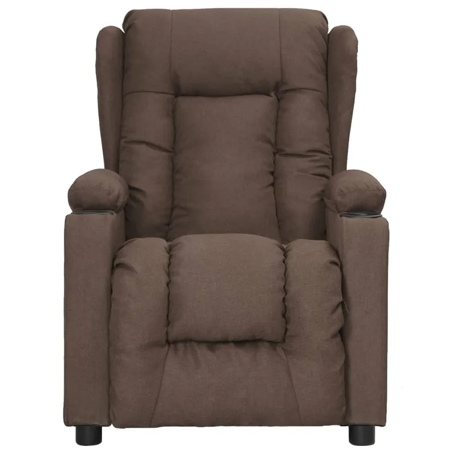 Fauteuil inclinable Taupe Tissu - 2
