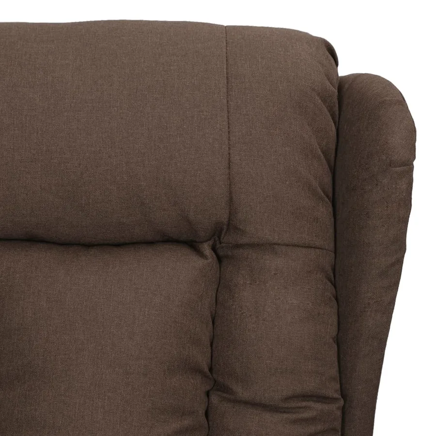 Fauteuil inclinable Taupe Tissu - 6