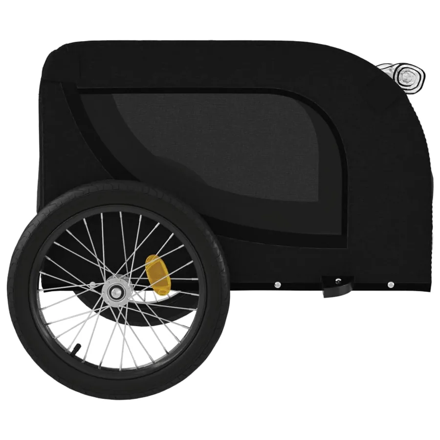 Remorque de vélo pour animaux de compagnie noir - 6