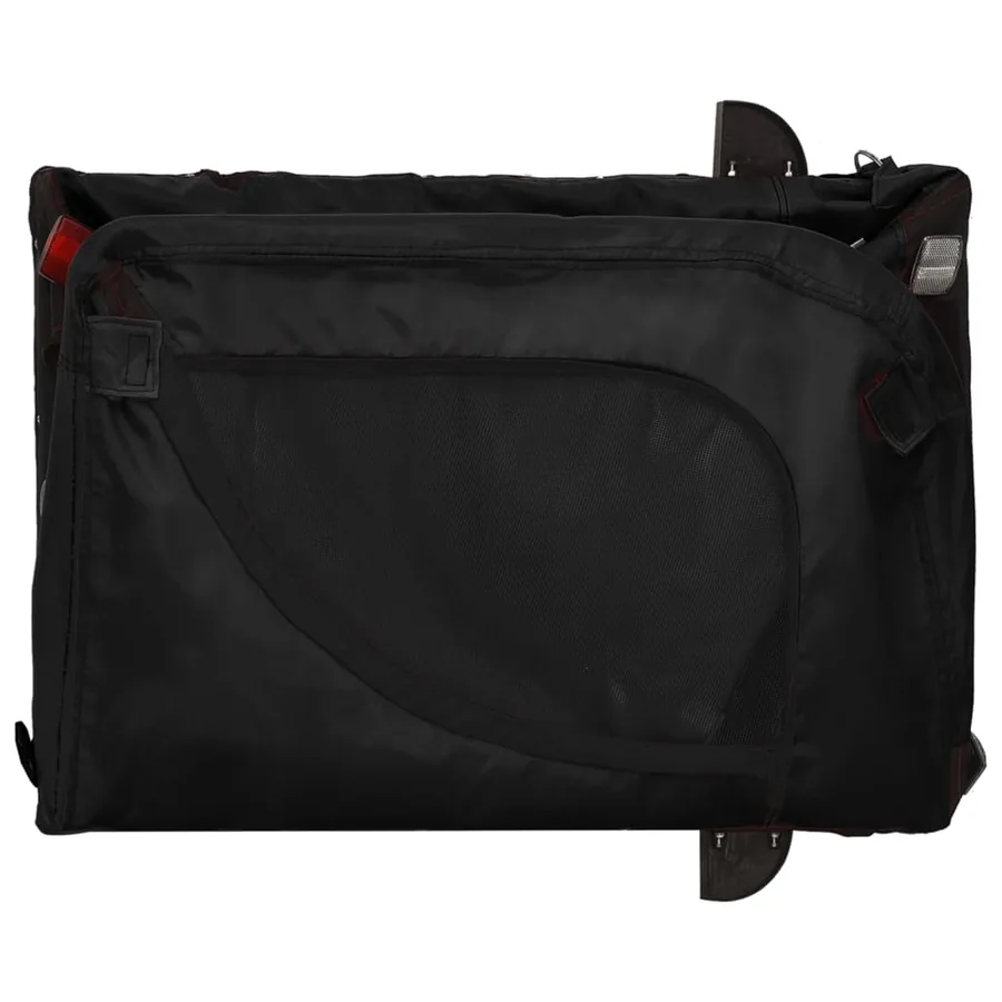 Remorque de vélo pour animaux de compagnie noir - 8