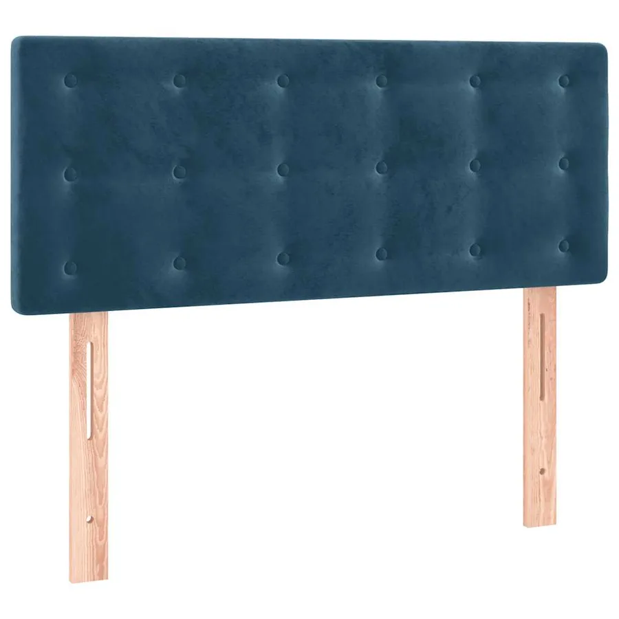 Tête de lit Bleu foncé 90x5x78/88 cm Velours - 2