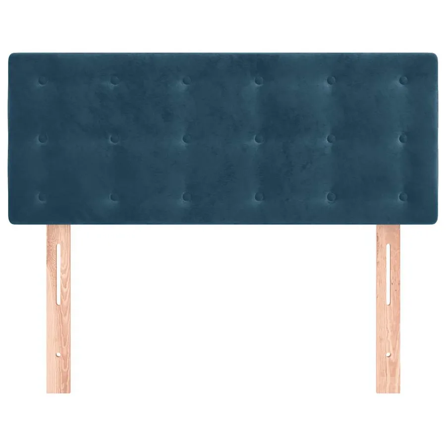 Tête de lit Bleu foncé 90x5x78/88 cm Velours - 3