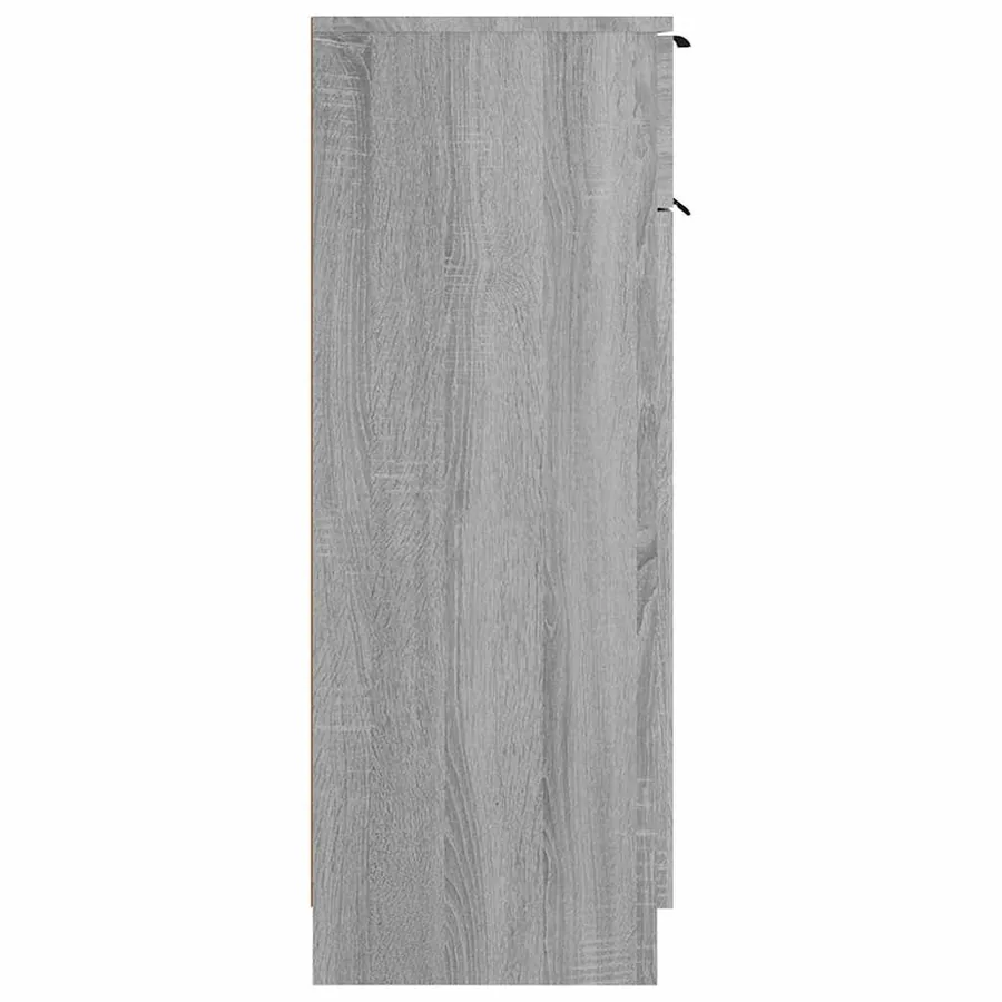 Armoire de bain Sonoma gris 32x34x90 cm Bois d'ingénierie - 7