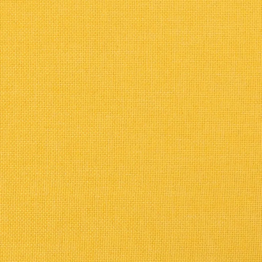 Chaise de relaxation avec tabouret Jaune moutarde Tissu - 10