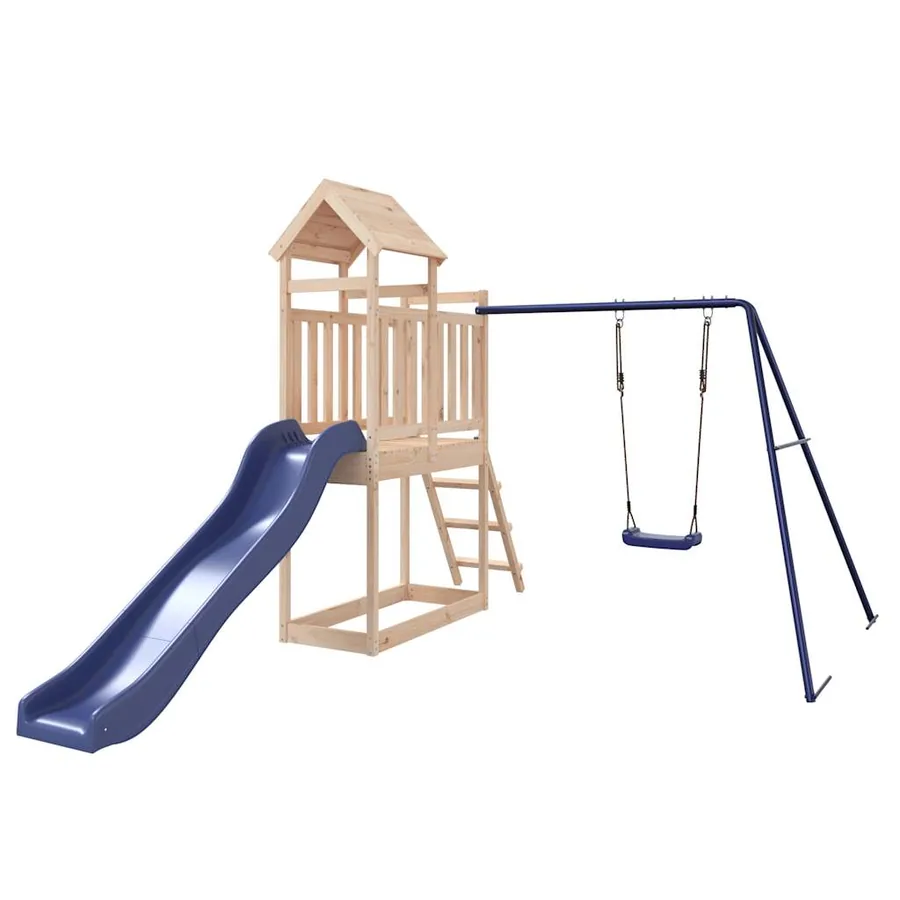 Aire de jeux d'extérieur bois de pin massif - 2