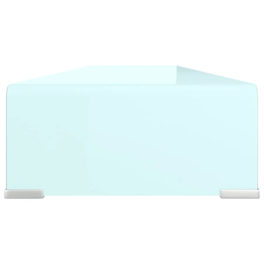 Meuble TV/Support pour moniteur 120x30x13 cm verre vert - 4