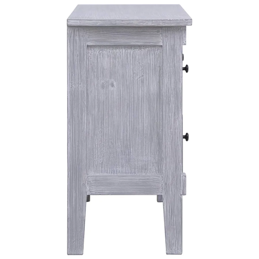 Buffet avec 2 tiroirs 90x30x60 cm Bois d'acajou massif - 4