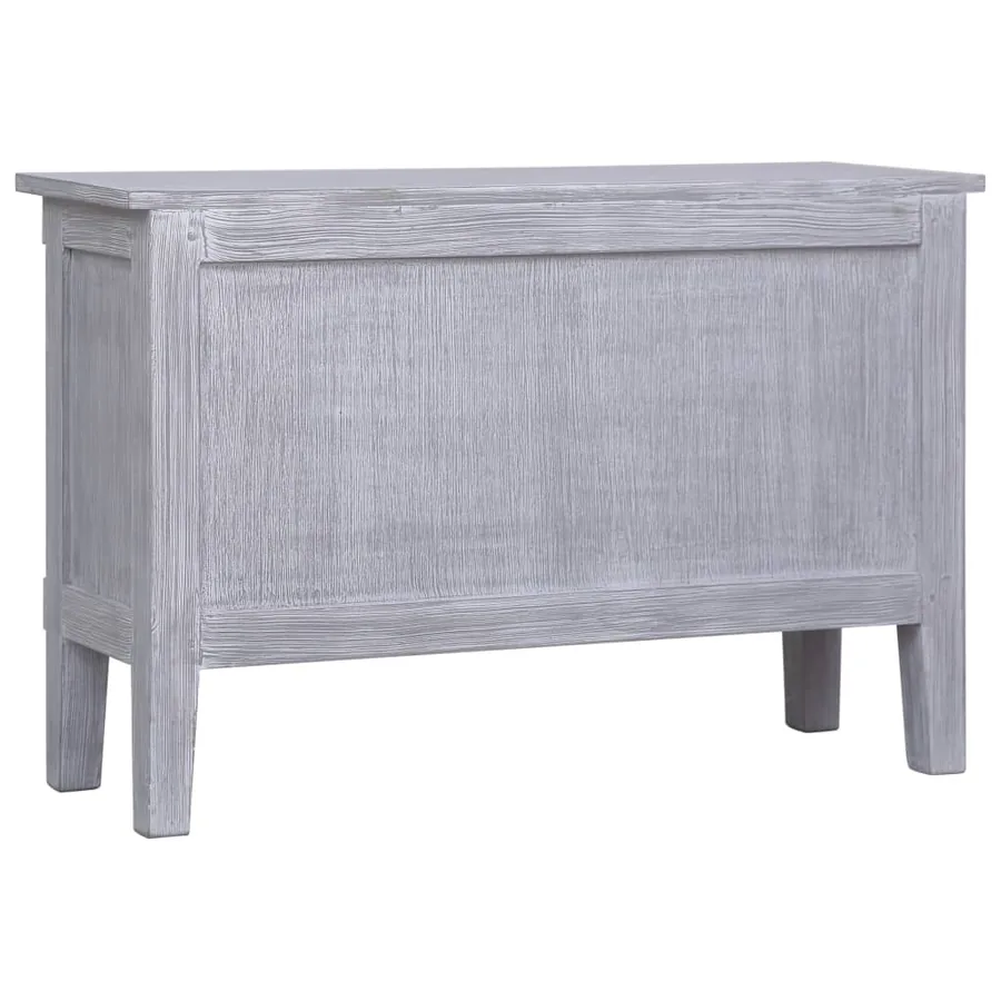 Buffet avec 2 tiroirs 90x30x60 cm Bois d'acajou massif - 5