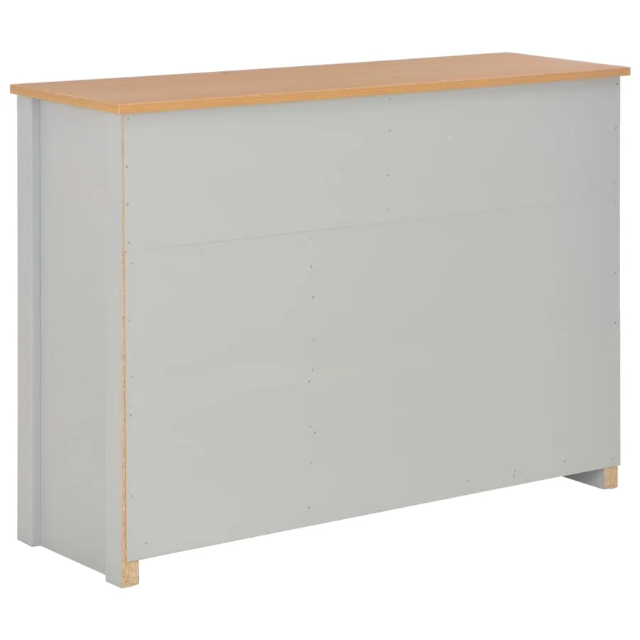 Buffet Gris 112x35x81 cm - 4