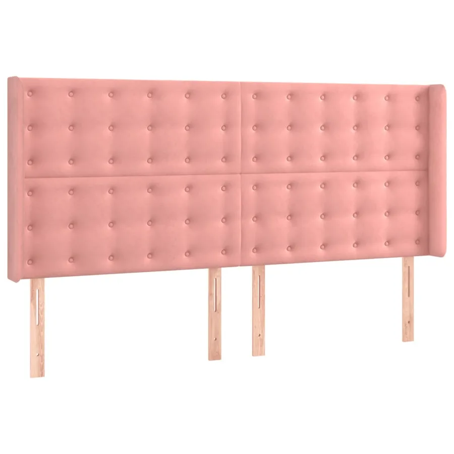 Sommier à lattes de lit avec matelas Rose 160x200 cm Velours - 6
