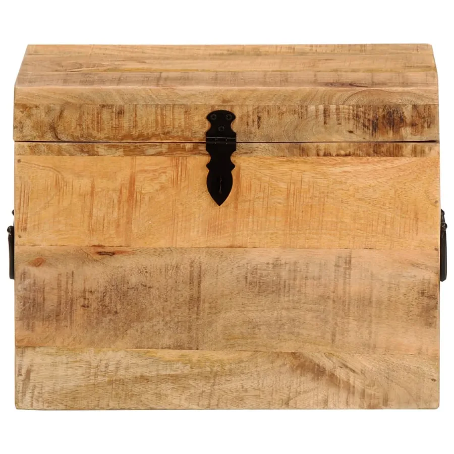 Boîte de rangement 39x28x31 cm Bois massif d'acacia - 2