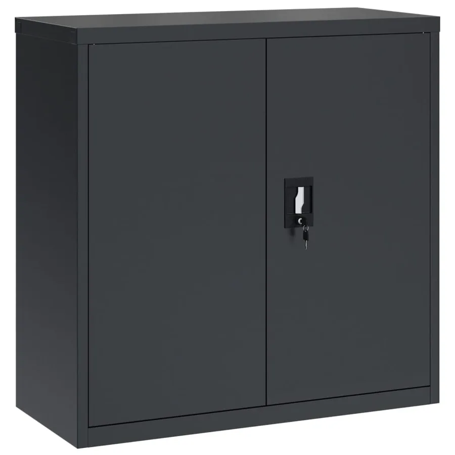 Classeur anthracite 90x40x90 cm acier - 2