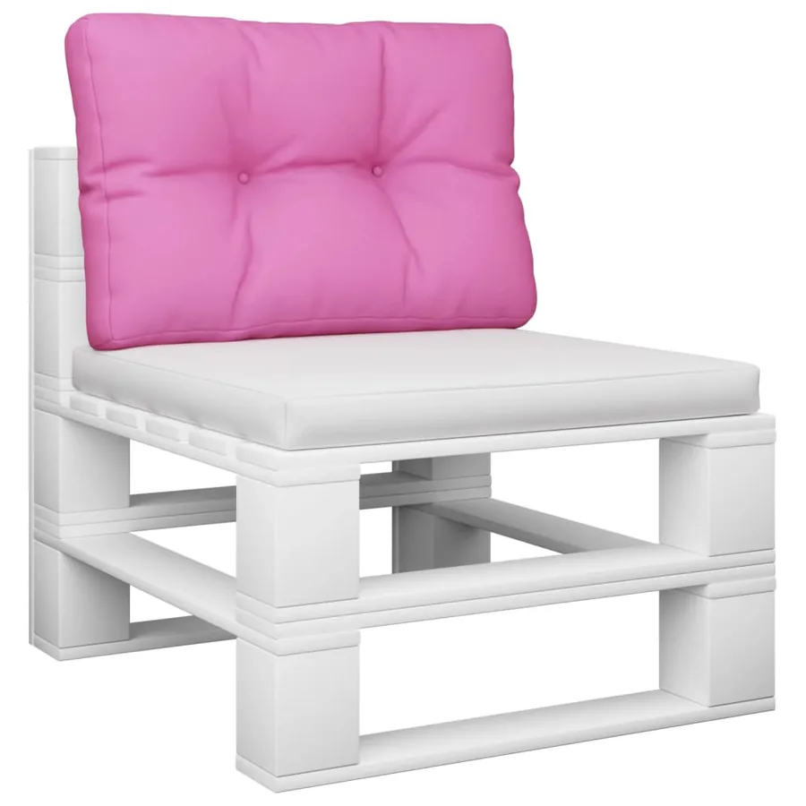 Coussin de palette Rose 50x40x12 cm tissu - 3