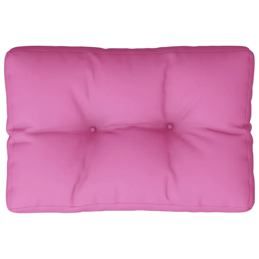 Coussin de palette Rose 50x40x12 cm tissu - 4