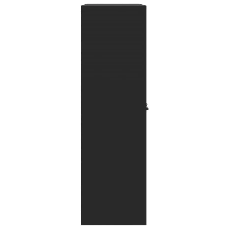 Classeur noir 90x40x140 cm acier - 5