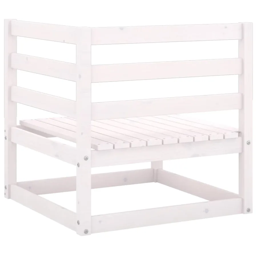 Salon de jardin 8 pcs avec coussins Bois de pin massif - 4