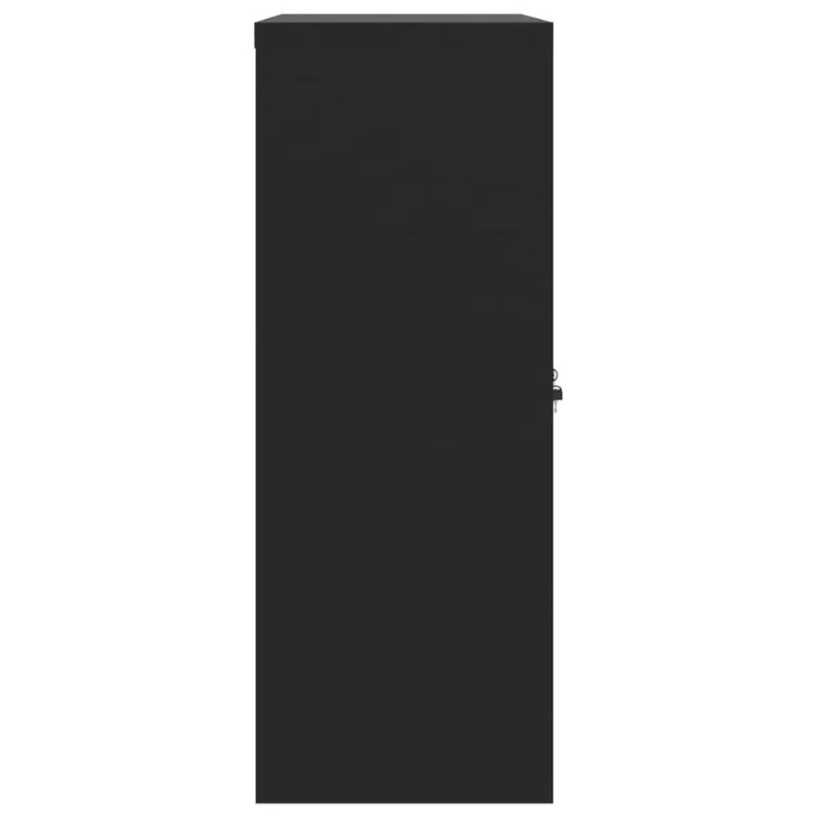 Classeur noir 90x40x105 cm acier - 5